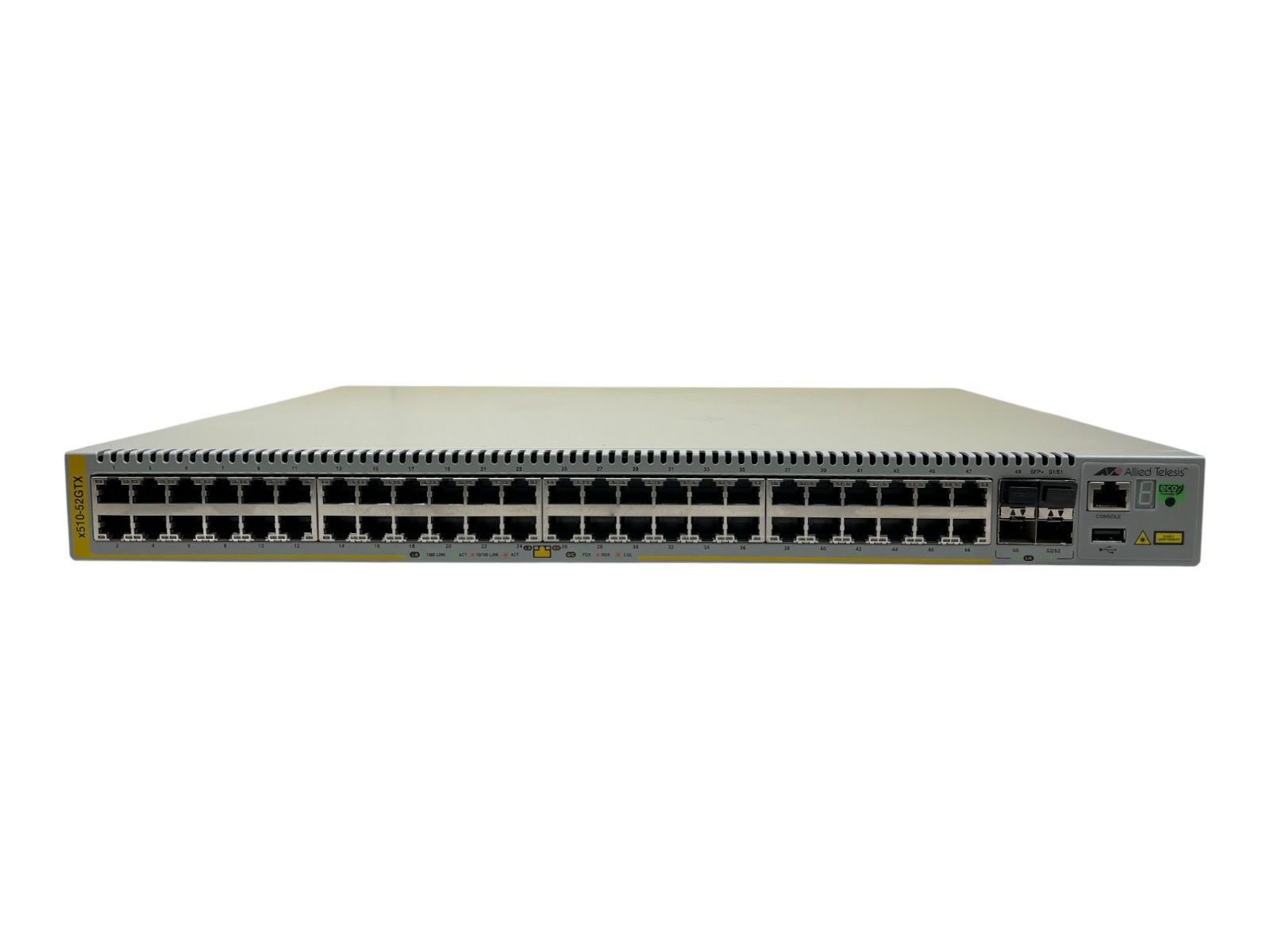 ☆【現状品／初期化済】Allied Telesis AT-x510-52GTX｜ 52ポート