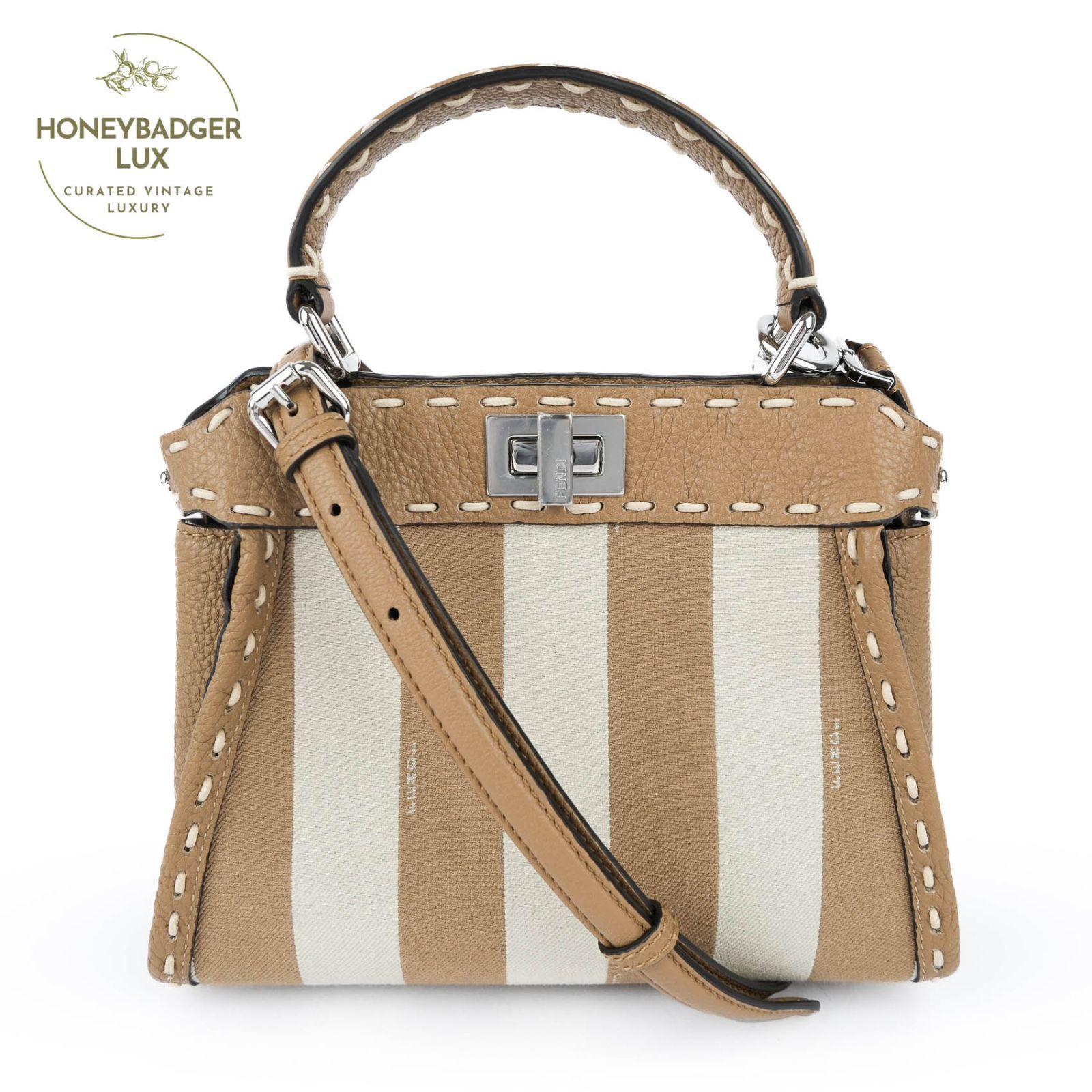 中古】【レア品】 【美品】 FENDI フェンディ セレリア ミニピーカブー 