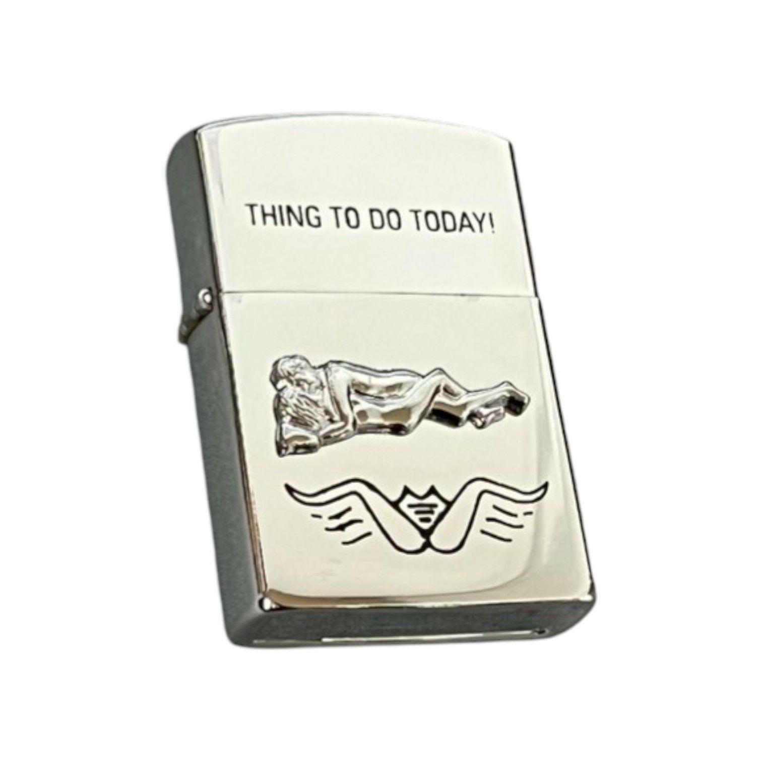 新品】ZIPPO風 彫金デザイン 浮き彫り 蓋付き オリジナルライター 