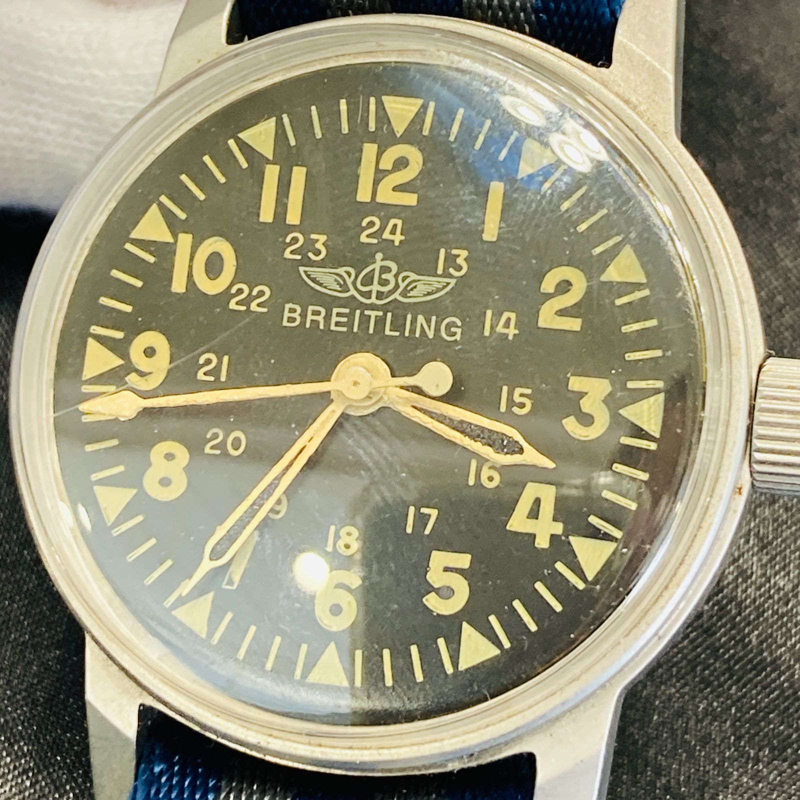大人気，最新作 A【稼働品】BREITLING ブライトリング ミリタリー 