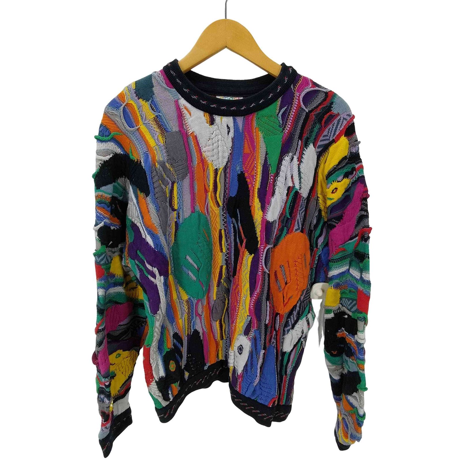 COOGI クージー 3Dニット マルチカラー セーター ウール 3Dニット 