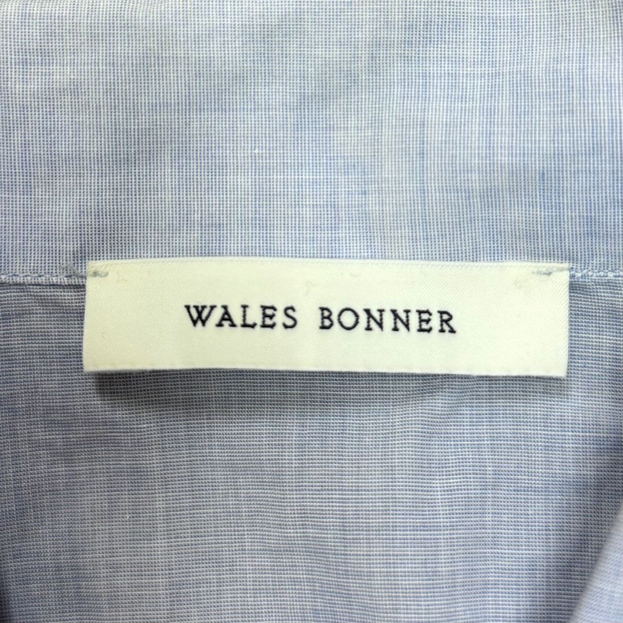 WALES BONNER Pajamas Shirt ロゴ刺繍 パジャマ シャツ ウェールズ
