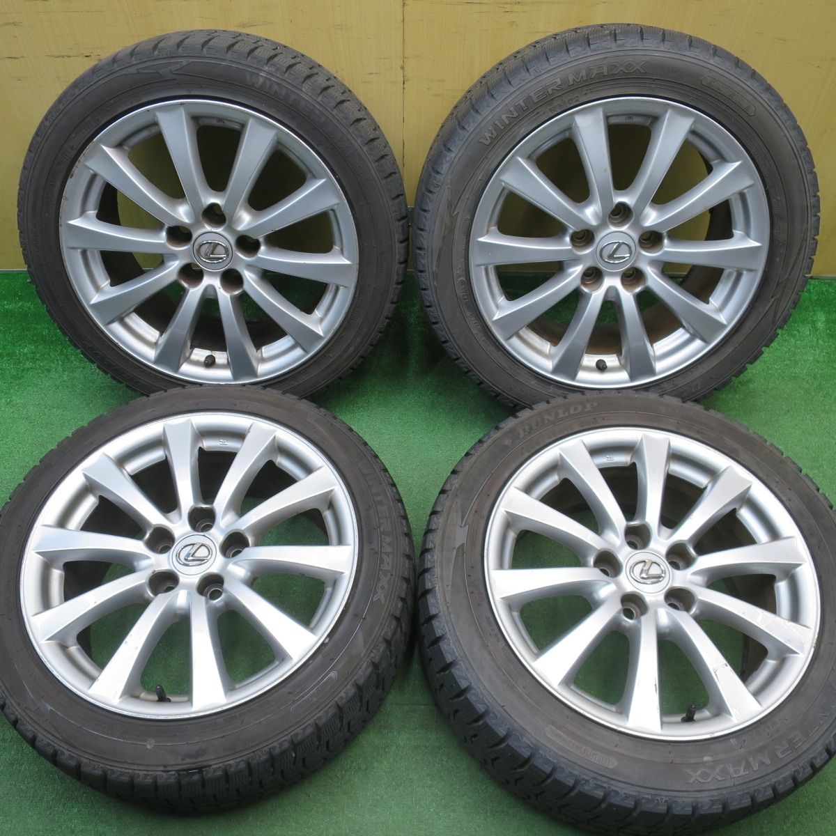 バリ溝！8.5分☆レクサス IS 純正 225/45R17 245/45R17 スタッドレス