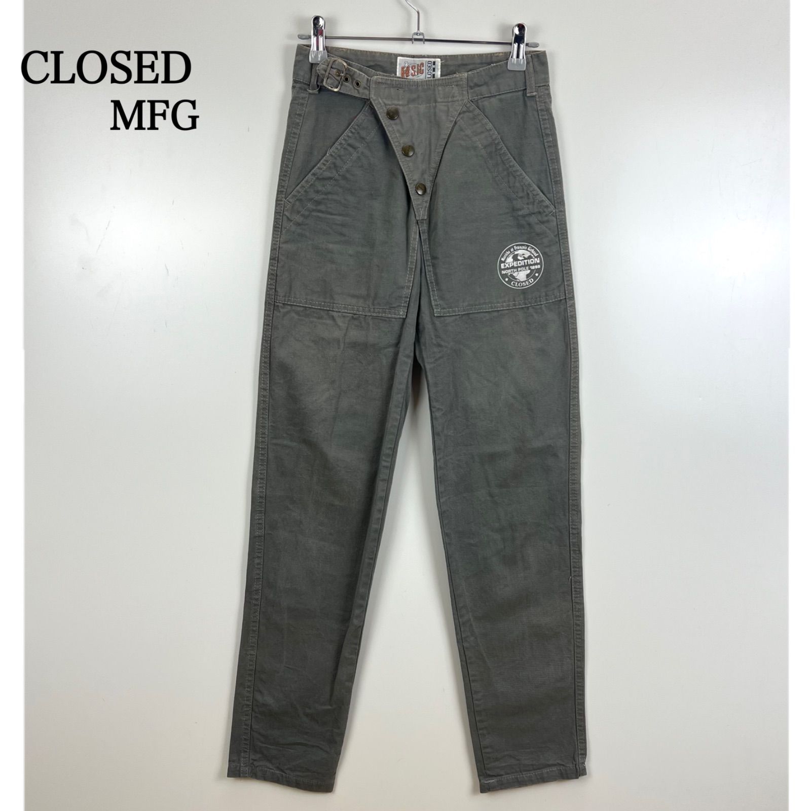 80’s Closed クローズド　ジルボー イタリア製　パンツ CLOSED MFG GIRBAUD 80s ITALY archive wrap slim pants 40 クローズド