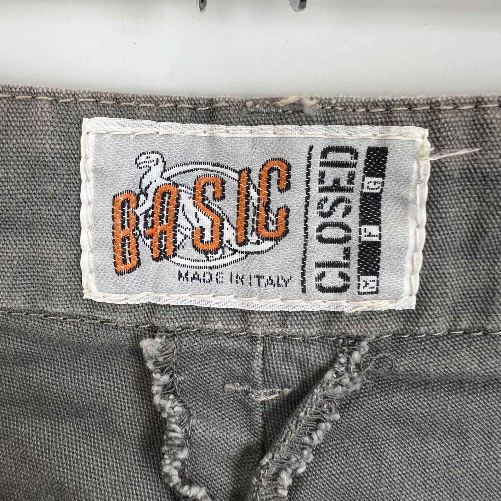 CLOSED MFG GIRBAUD 80s ITALY archive wrap slim pants 40 クローズド