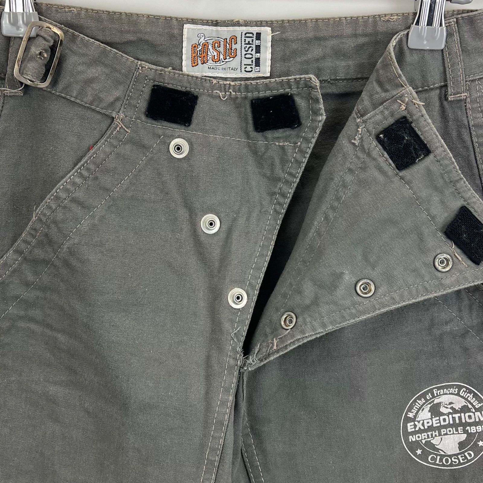 CLOSED MFG GIRBAUD 80s ITALY archive wrap slim pants 40 クローズド