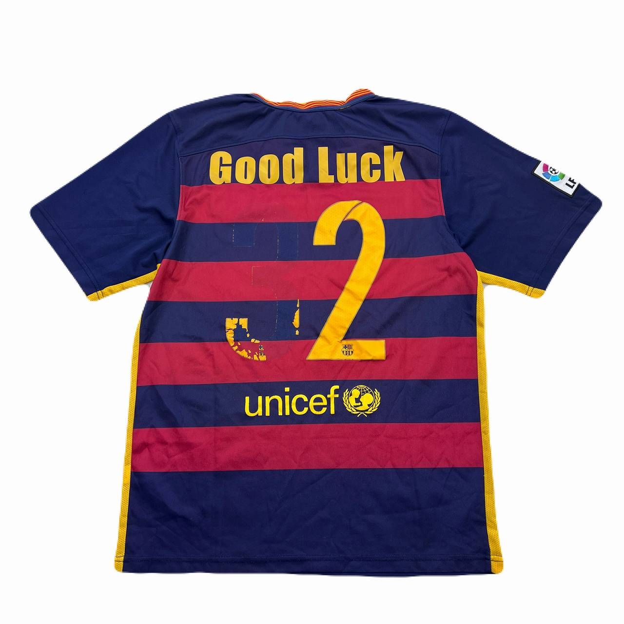 FCバルセロナ FCB レプリカユニフォーム メンズ XLサイズ ネイビー 