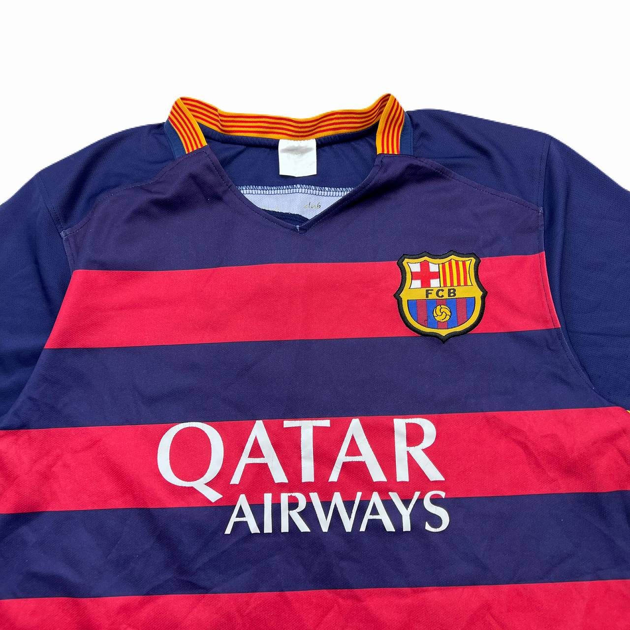 FCバルセロナ FCB レプリカユニフォーム メンズ XLサイズ ネイビー 