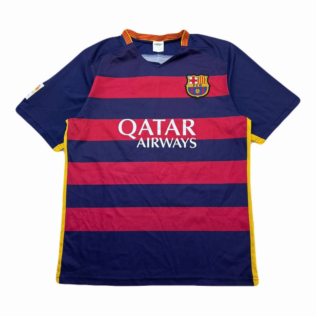 FCバルセロナ FCB レプリカユニフォーム メンズ XLサイズ ネイビー 