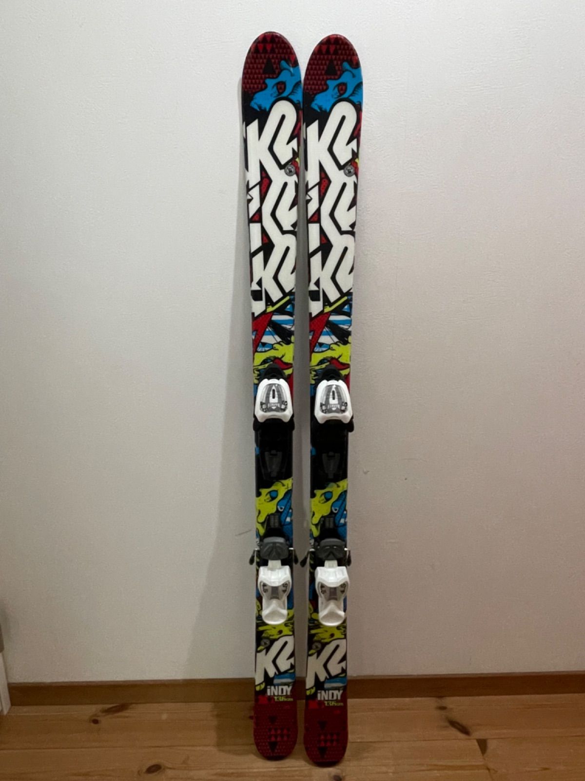 K2 INDY 136cm ジュニア キッズ 子供用 スキー ツインチップ フリー