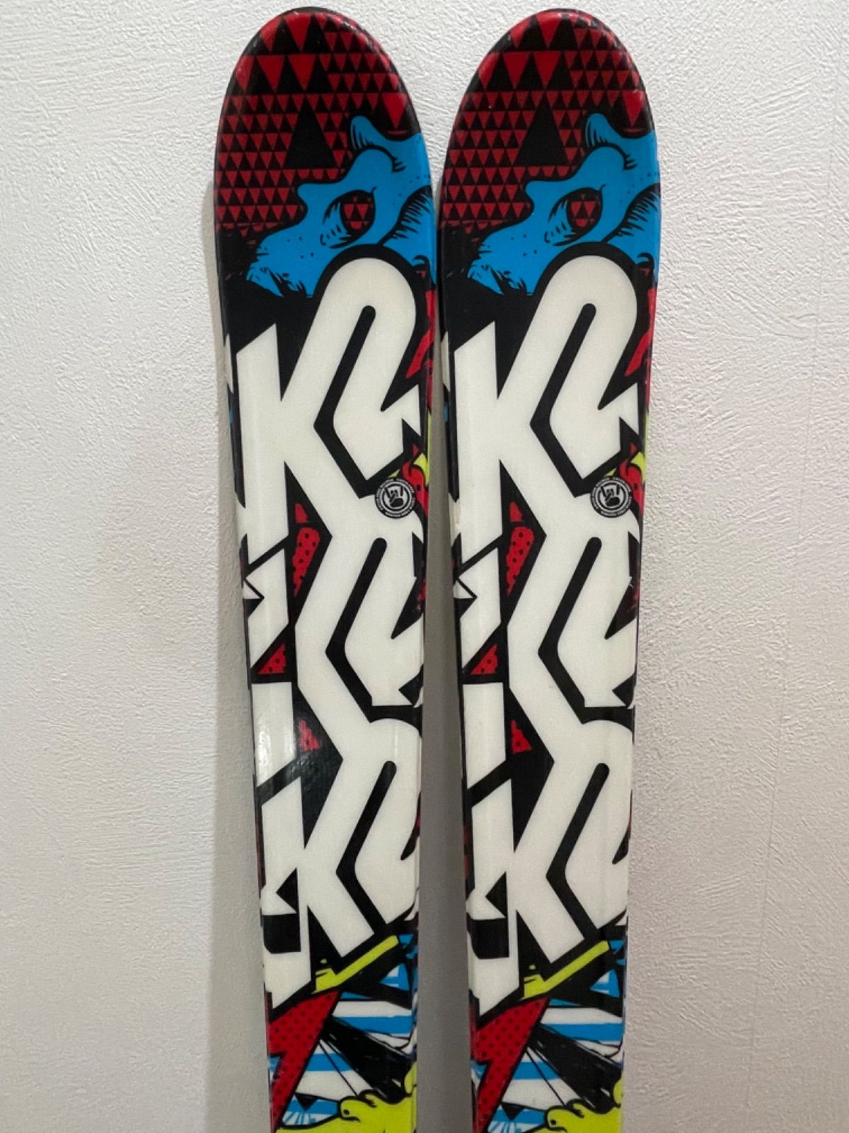 K2 INDY 136cm ジュニア キッズ 子供用 スキー ツインチップ フリー