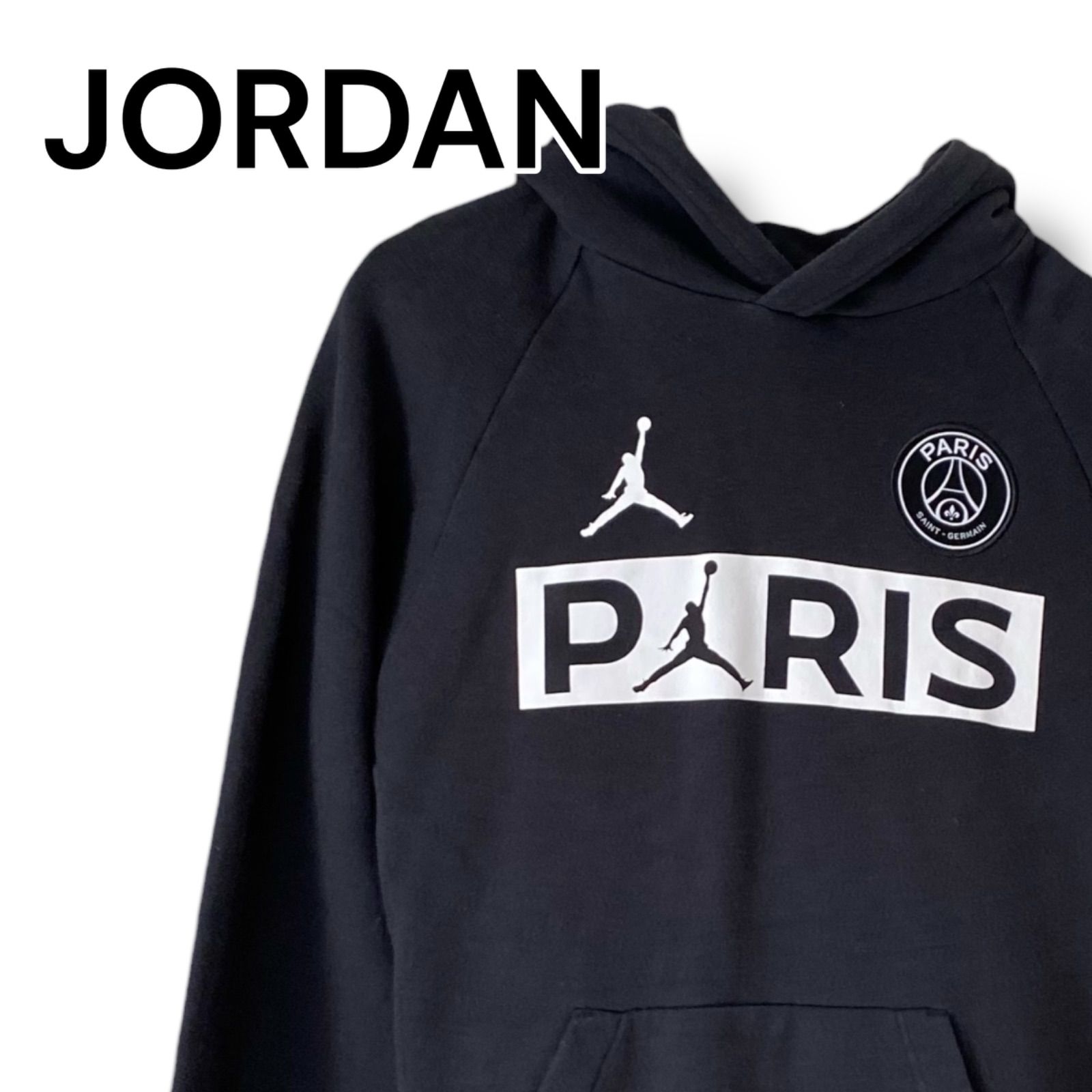 JORDAN ジョーダン ブラック ジュニア 子供 トップス パーカー 長袖 