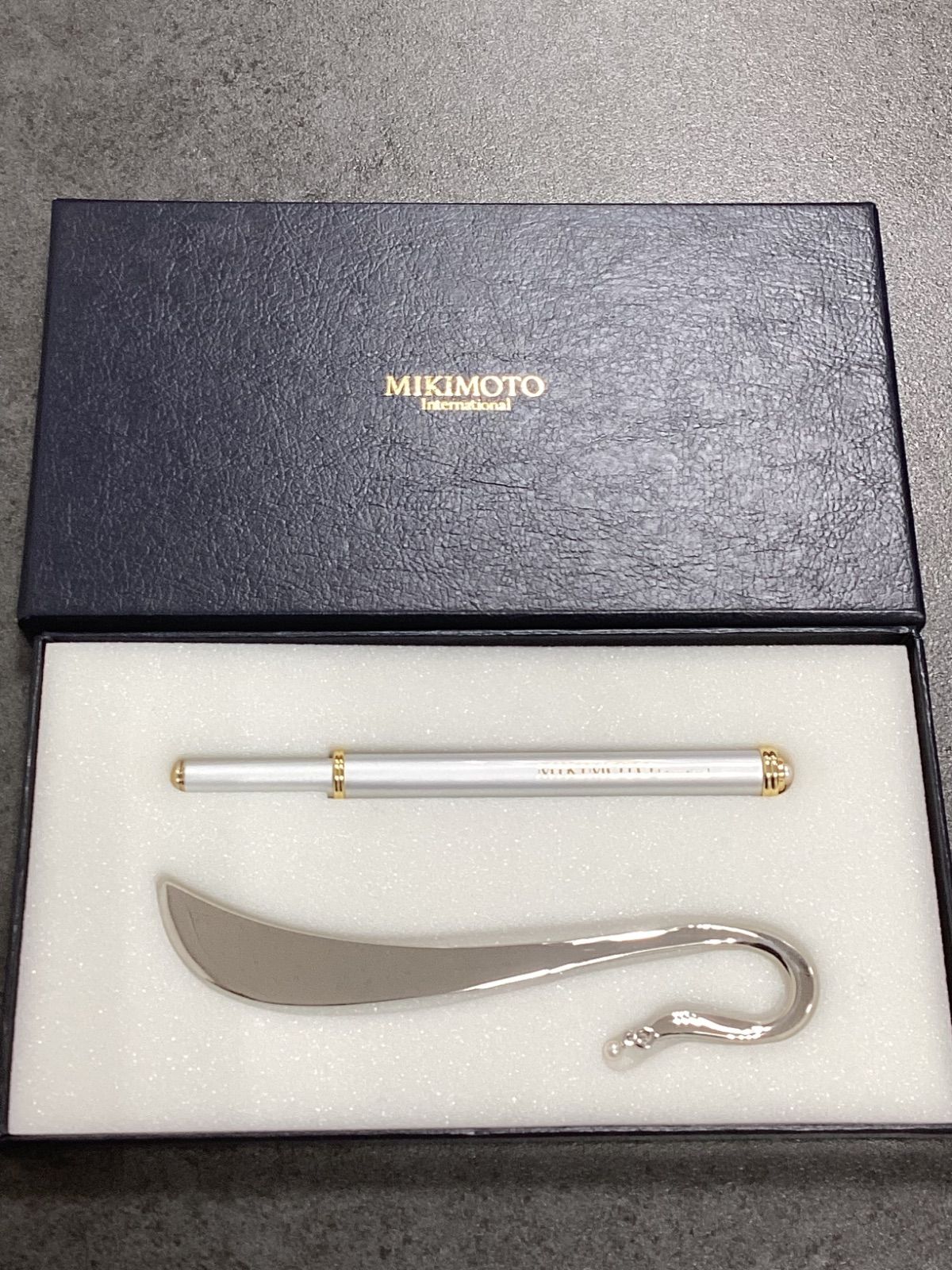MIKIMOTO/ミキモト パール付 ボールペン・ペーパーナイフセット 未使用