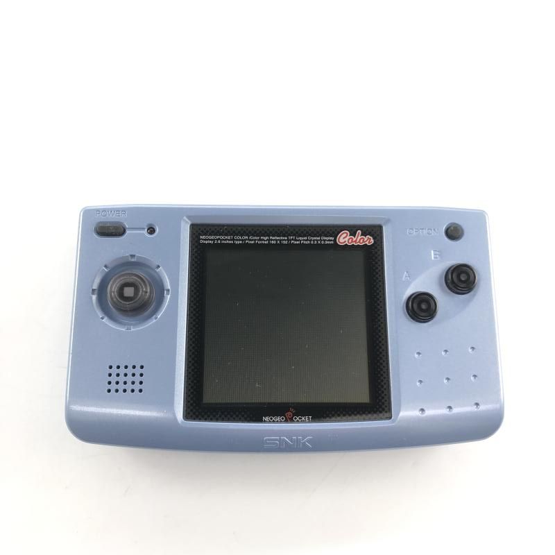 【中古】SNK ネオ・ジオポケットカラー プラチナブルー NEOGEO POCKET【箱傷みあり】[10][240010507375] 中古】SNK ネオ・ジオポケットカラー プラチナブルー NEOGEO POCKET