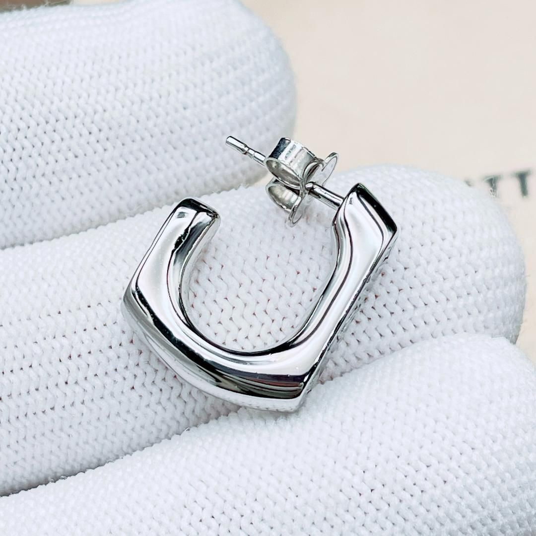 ◇ルイヴィトン◇LOUIS VUITTON モノグラム チェーン ピアス シルバー