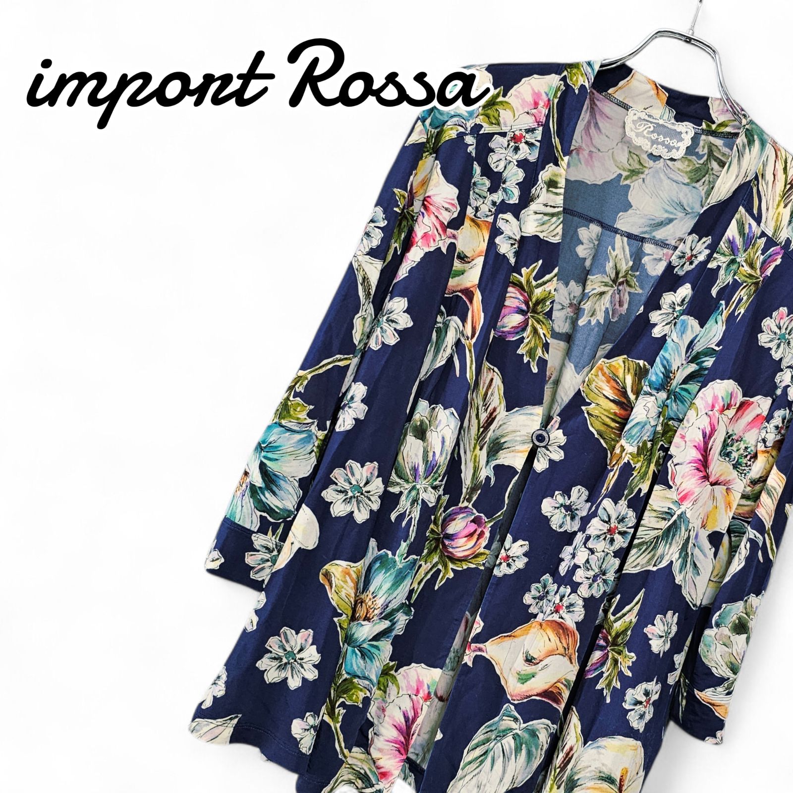 import Rossa インポートロッサ ネイビー×花柄 レディース アウター 
