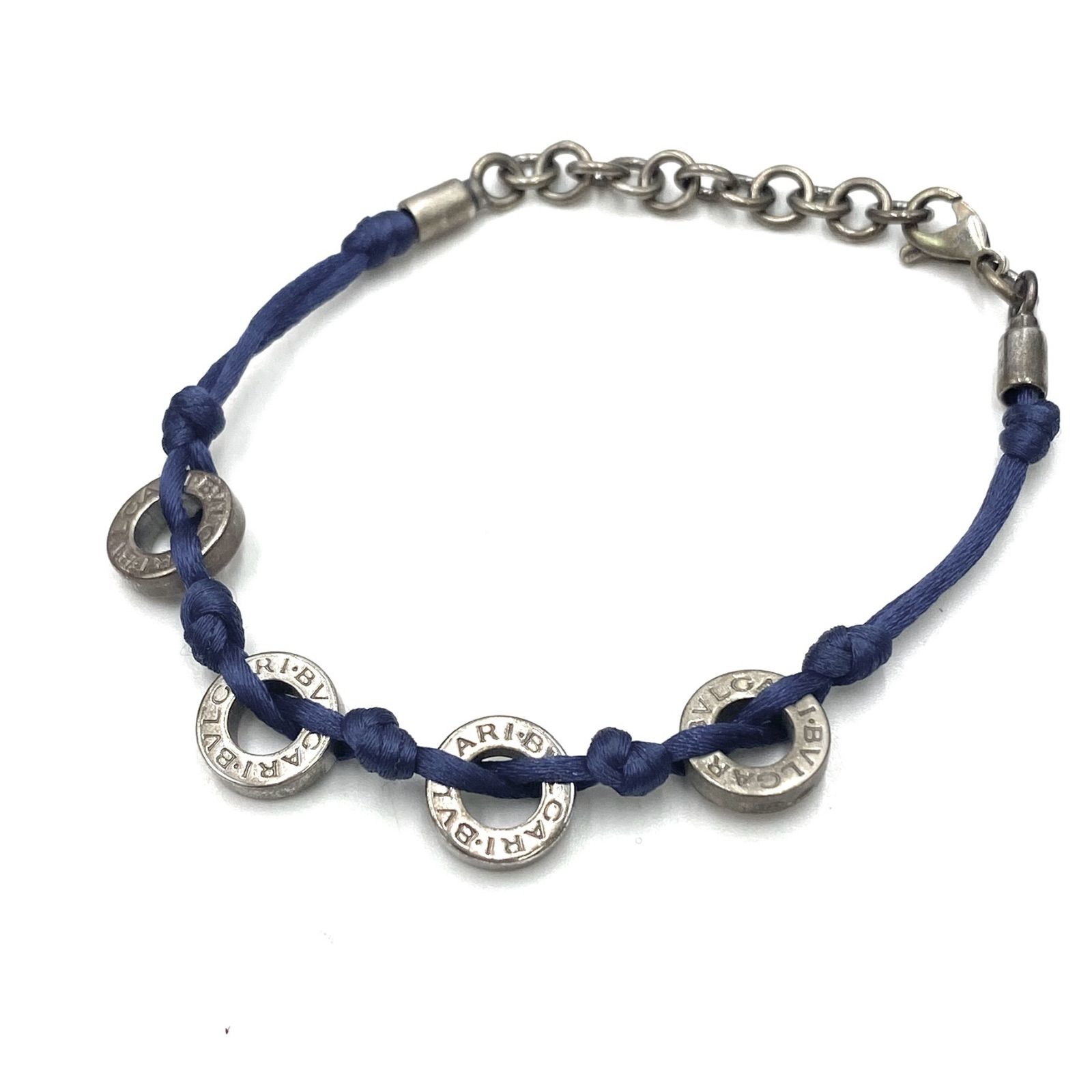 BVLGARI ブルガリ ロゴプレート バングル ブレスレット シルバー925