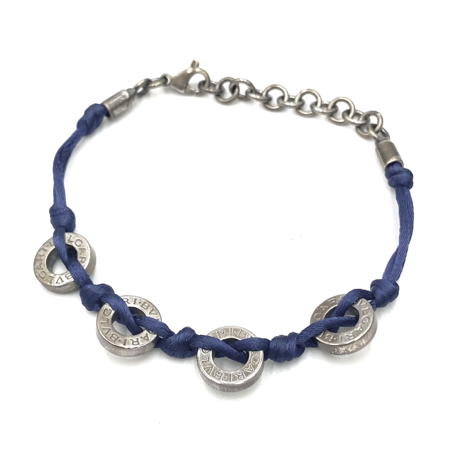 BVLGARI ブルガリ ロゴプレート バングル ブレスレット シルバー925