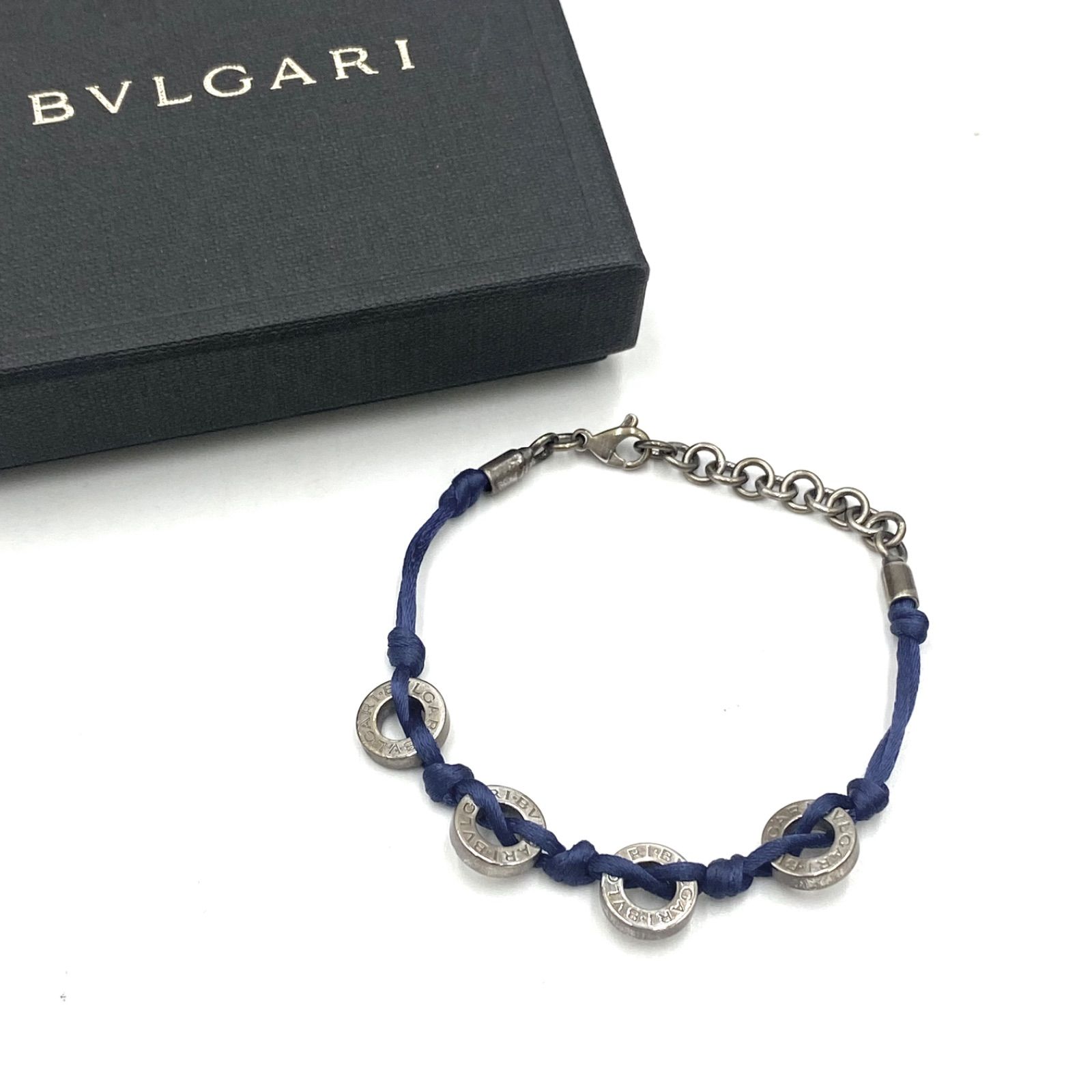 BVLGARI ブルガリ ロゴプレート バングル ブレスレット シルバー925