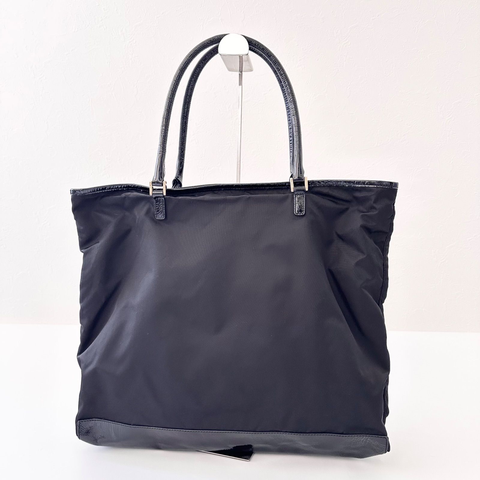 アニヤハインドマーチ ANYA HINDMARCH エナメル ナイロン トート