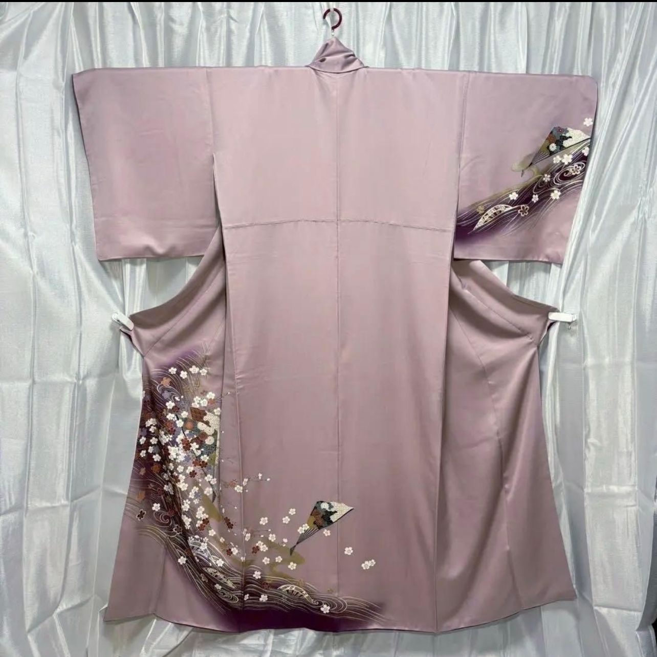 袷 正絹 友禅 訪問着 フルセット 4点 153.5〜163.5 s〜m フH - メルカリ