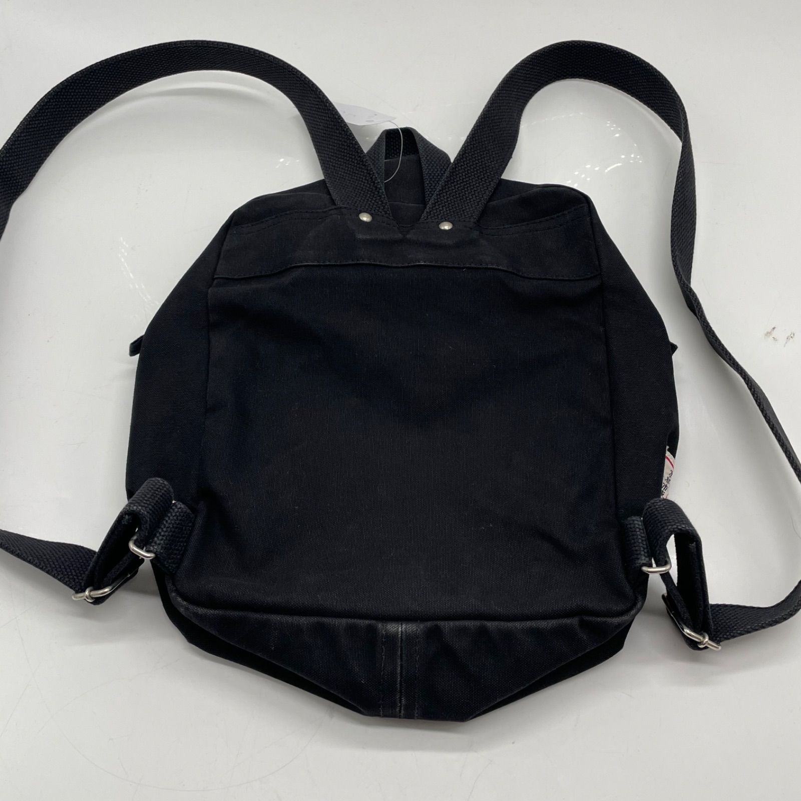 BN7798□一澤帆布 リュック ブラック キャンバス 帆布 スクエア ターン 