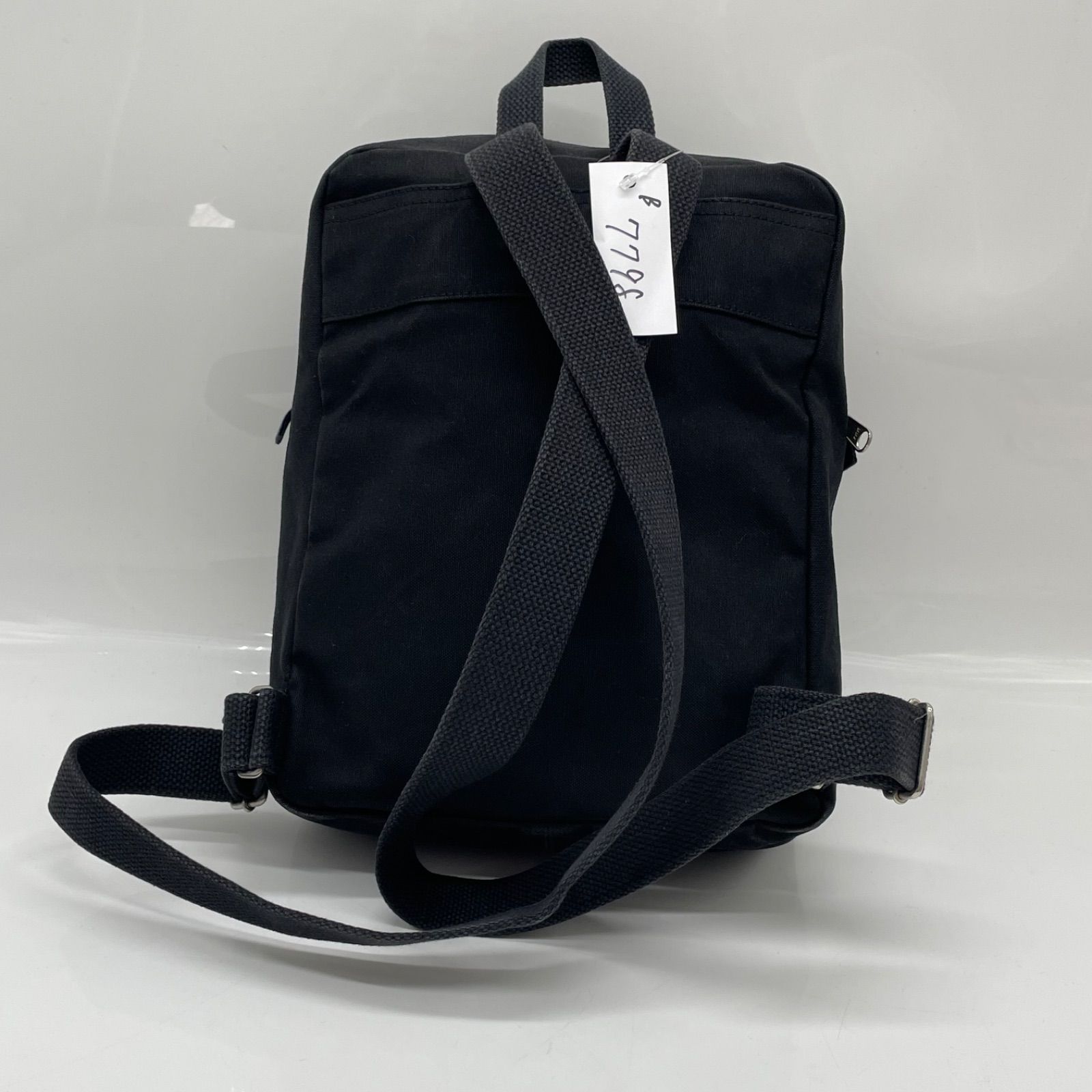 BN7798□一澤帆布 リュック ブラック キャンバス 帆布 スクエア ターン 