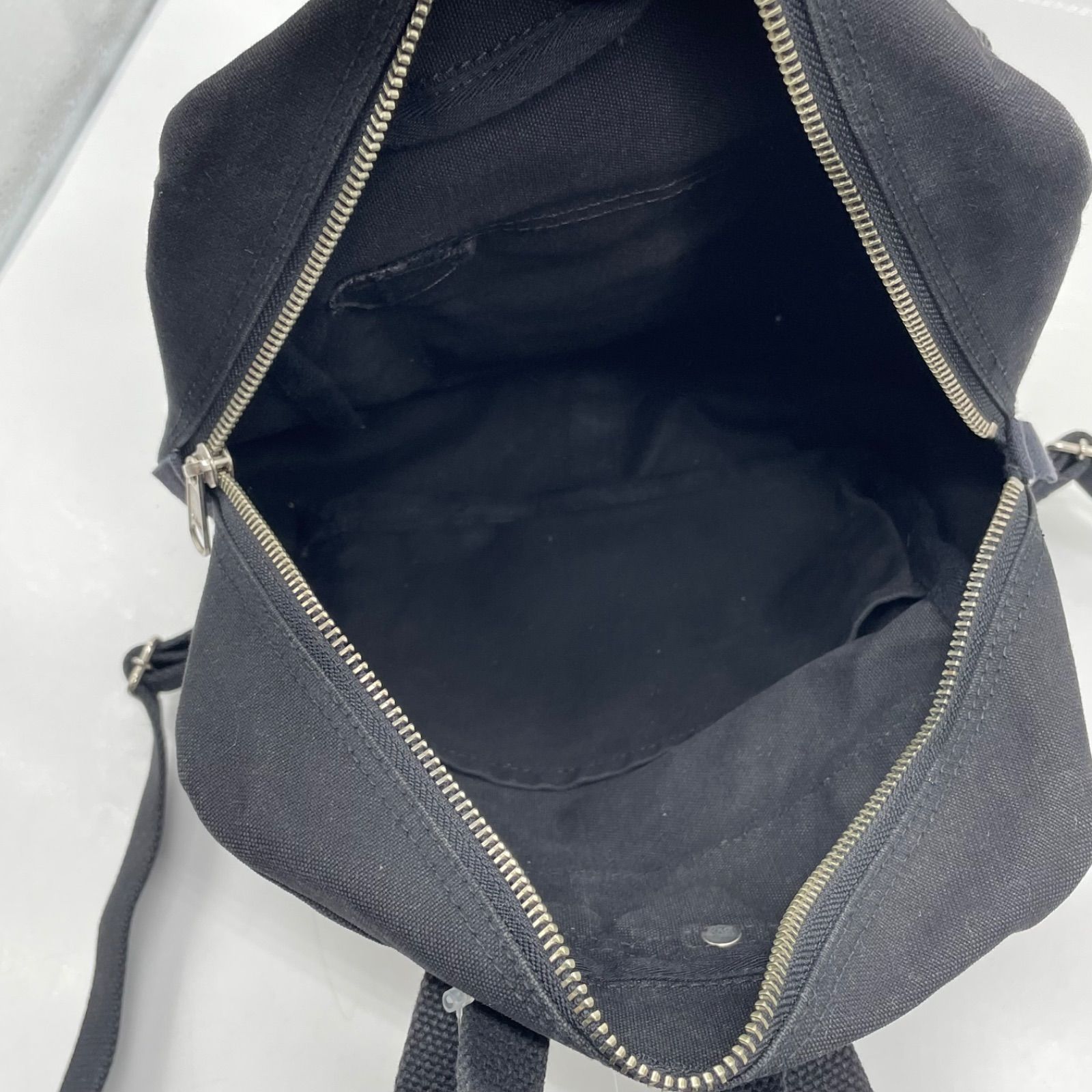 BN7798□一澤帆布 リュック ブラック キャンバス 帆布 スクエア ターン 