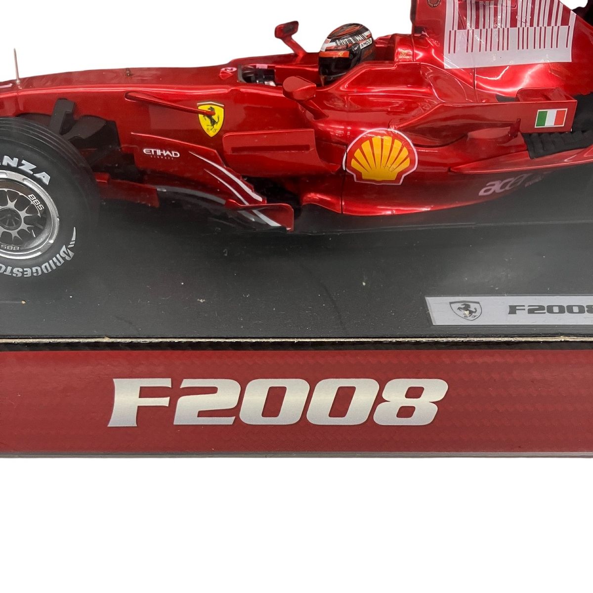 Hot Wheels ホットホウィール 1/18 フェラーリ F1 F2008 ミニカー 中古