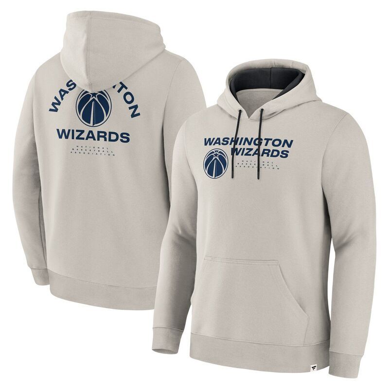 ファナティクス メンズ トップス Tシャツ パーカー Mens Fanatics Off White Washington Wizards Crossover Collection Blocked Shot Premium Pullover Hoodie Wi