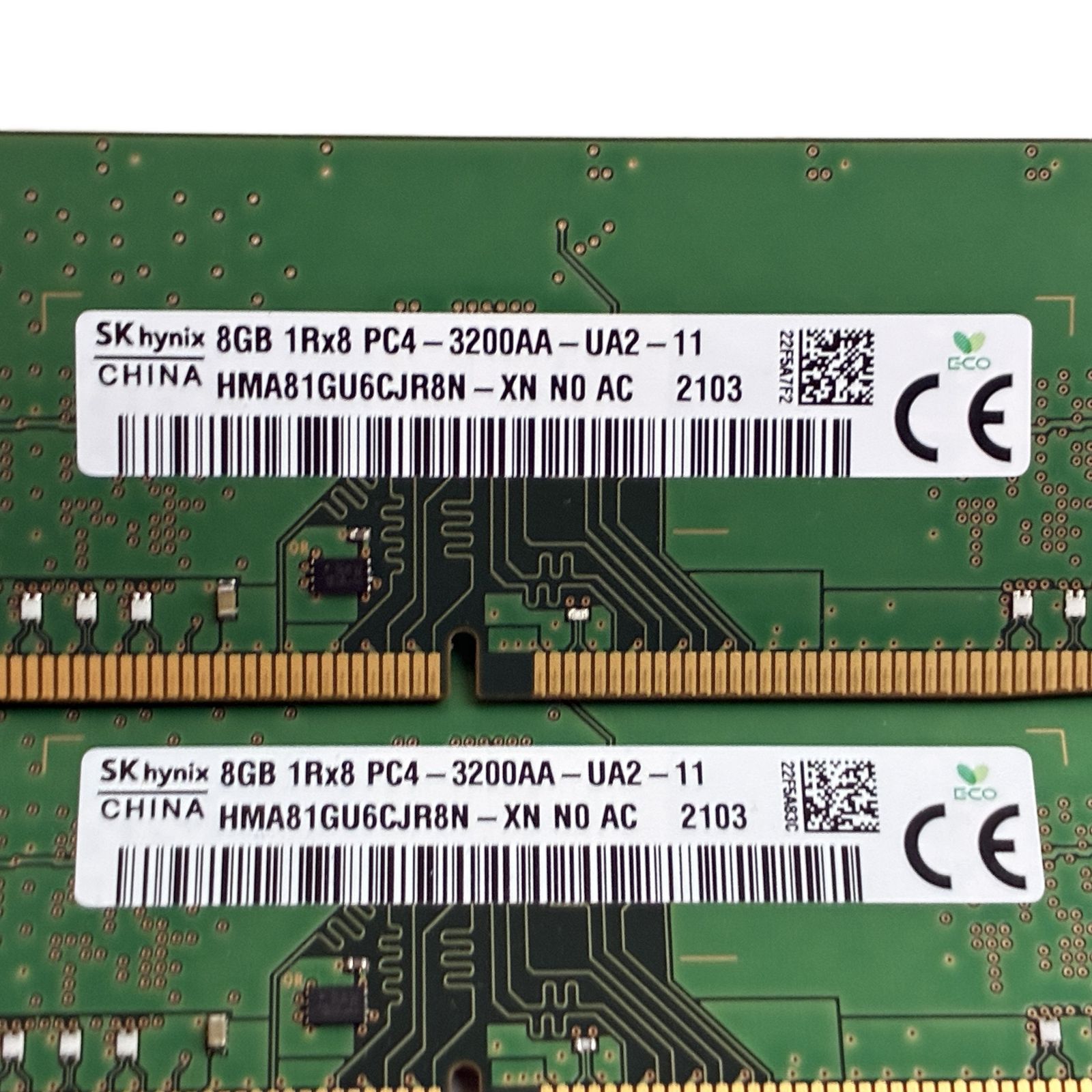SKhynix PC4-3200AA-UA2-11 デスクトップ用 メモリ 16GB(8GB×2) PC