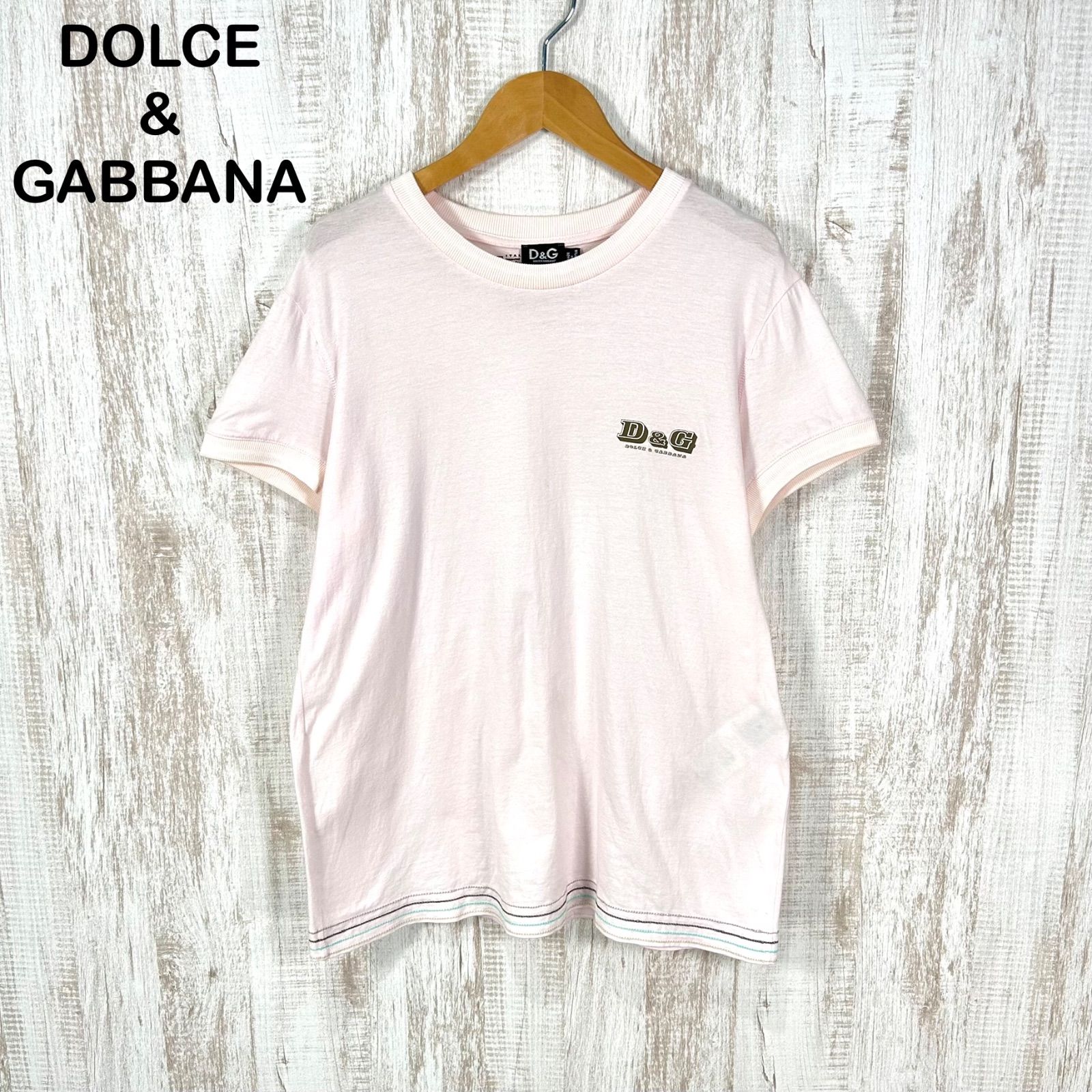 D&G DOLCE&GABBANA ドルチェアンドガッバーナ ワンポイントロゴ クルー