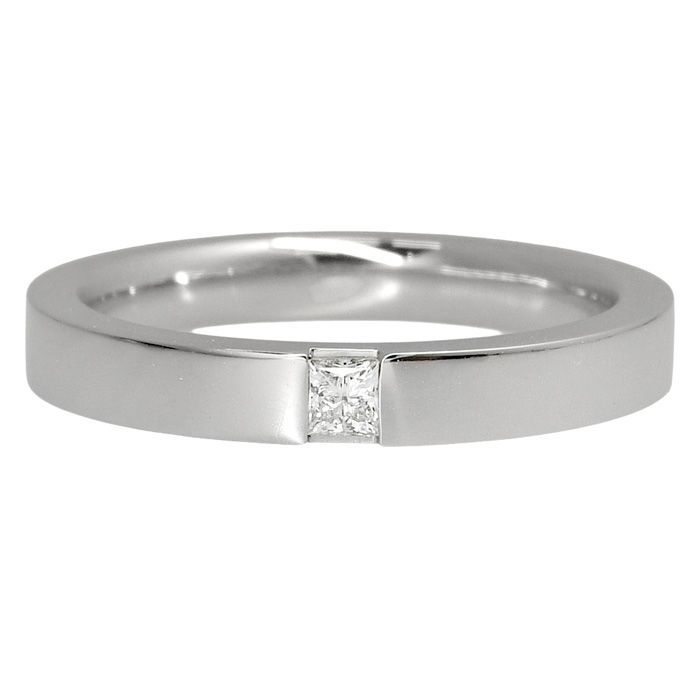 HARRY WINSTON ハリーウィンストン マリッジ 1P ダイヤ リング Pt950