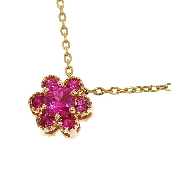 PONTE VECCHIO ポンテヴェキオ フラワー モチーフ ルビー ダイヤ