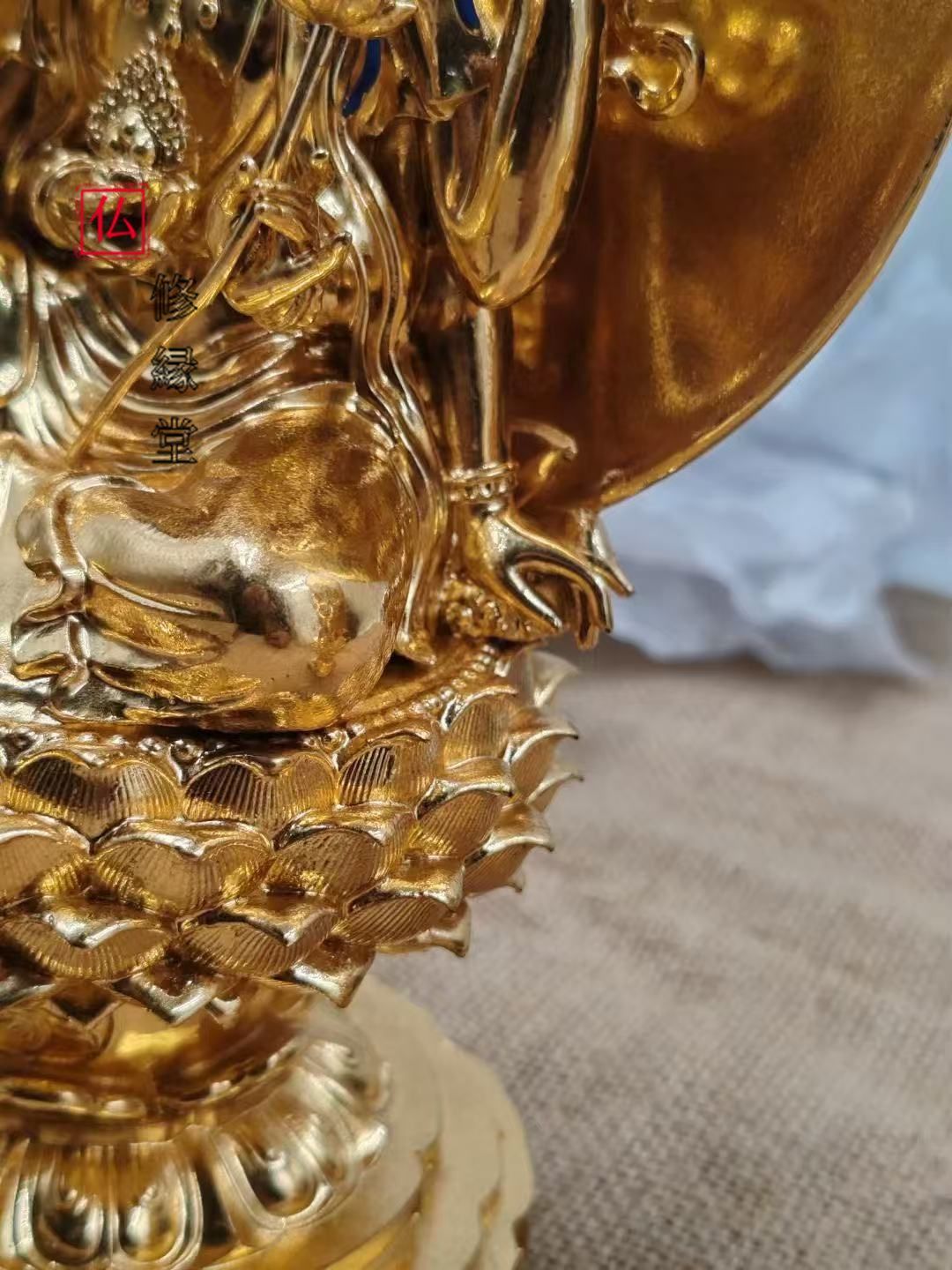 修縁堂】極上質 如意輪観音 はり金 鎮宅辟邪 密教法具 真言宗 - メルカリ