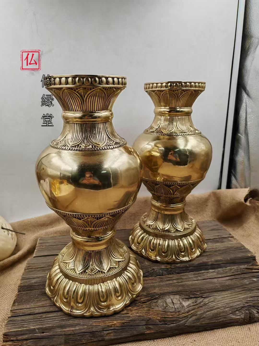 修縁堂】密教法具 真言宗 法器 花瓶 仏教法具 寺院用仏具 - メルカリ