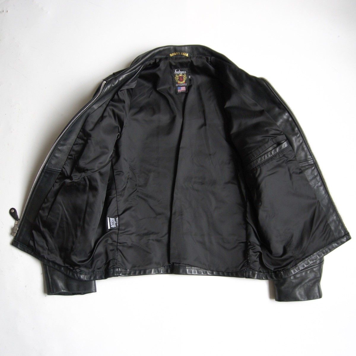 美品/ビッグサイズ】SCHOTT【103US/シングルライダースジャケット】42 