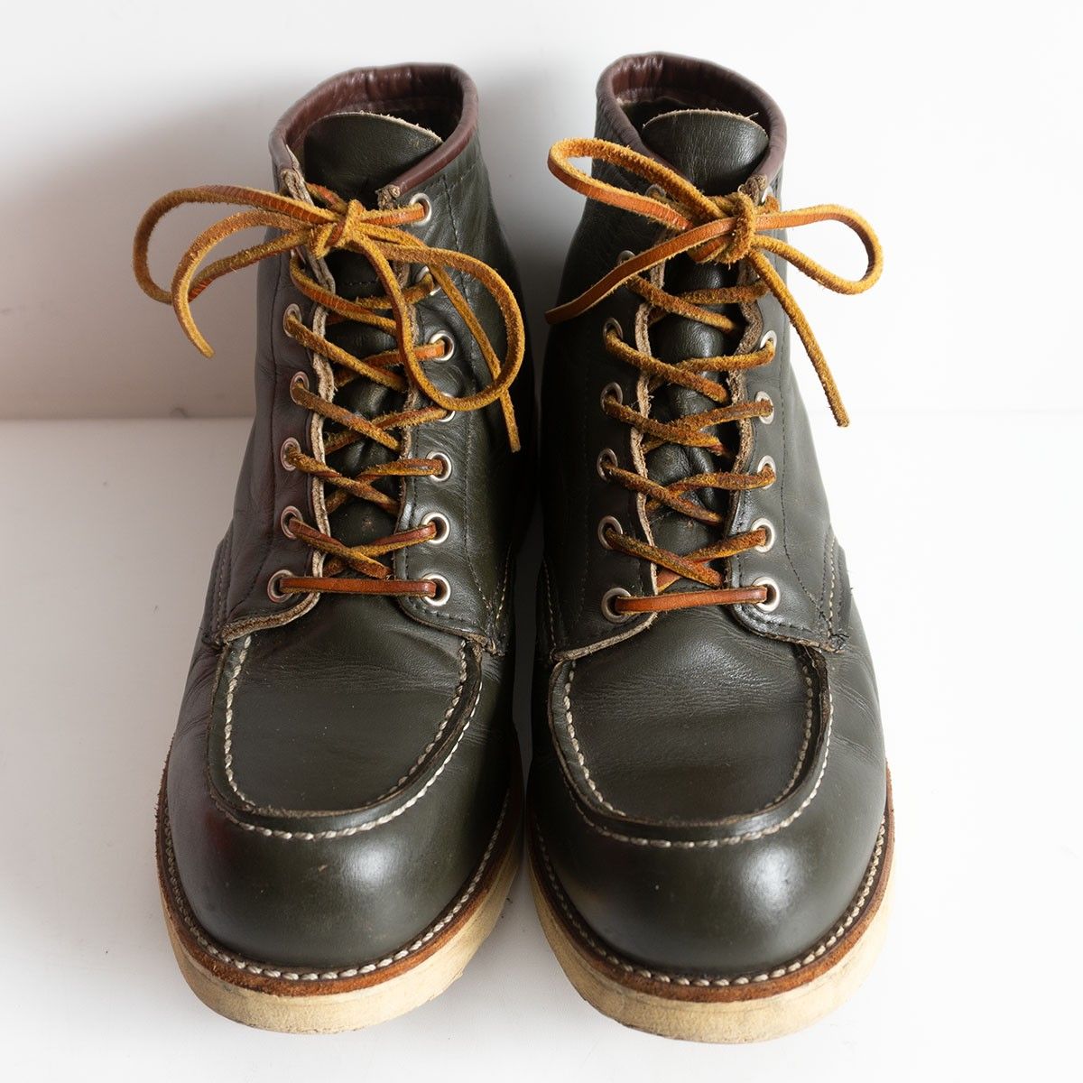 【希少カラー/四角犬タグ】REDWING【8849 6inch Classic MOC-TOE BOOTS】US9  6インチ  モックトゥ ブーツ レッドウィング USA製  s2602082