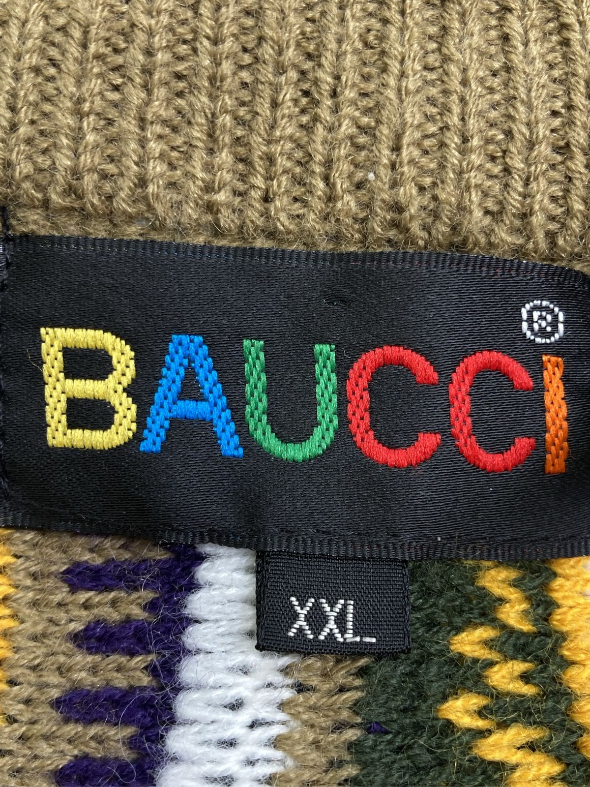 ウール ブラウン（茶色）系 ニット GUCCI(グッチ) blue willow リネン