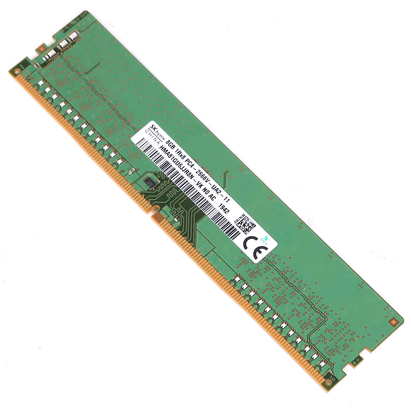 SK Hynix PC4-2666V 8GB メモリ 8GB×8