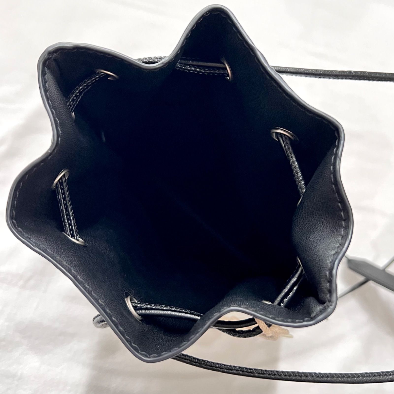 極美品☆JIL SANDER ジルサンダー ドローストリング 巾着 ショルダー