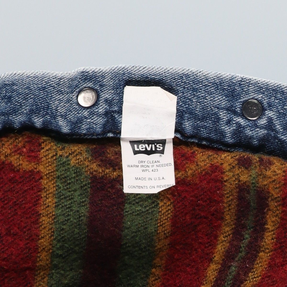 古着 90年代 リーバイス Levi's 70617-4891 デニムジャケット Gジャン