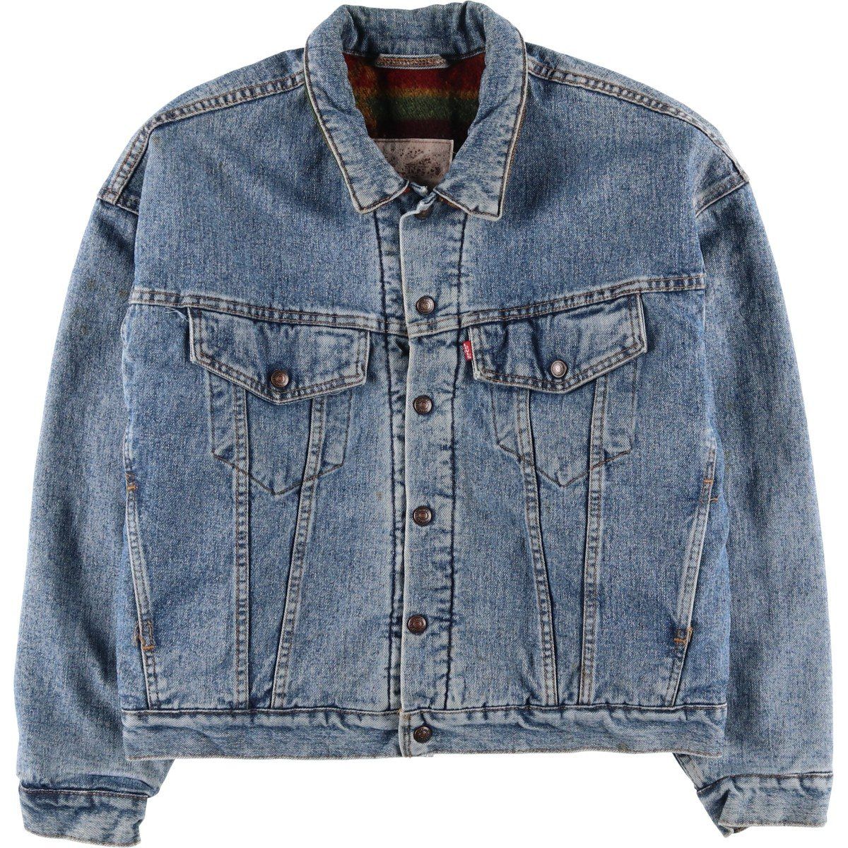 古着 90年代 リーバイス Levi's 70617-4891 デニムジャケット Gジャン USA製 メンズM相当 ヴィンテージ/eaa604597 古着 90年代 リーバイス Levi's 70617-4891 デニムジャケット Gジャン