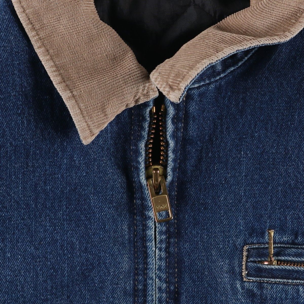 古着 00年代 ディッキーズ Dickies 中綿入り デニムワークジャケット