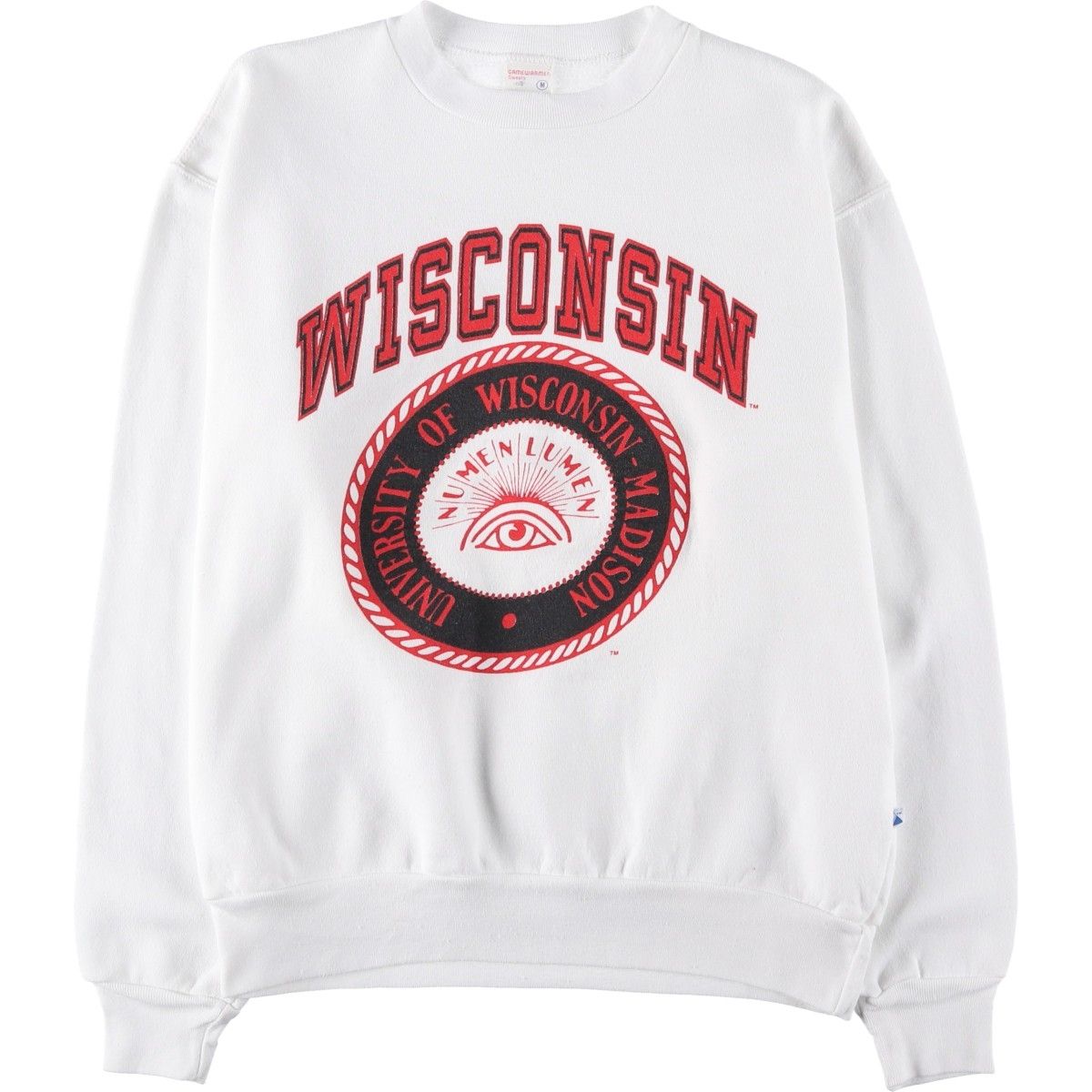古着 90年代 majestic WISCONSIN ウィスコンシン大学 カレッジスウェットシャツ トレーナー USA製 メンズM相当 ヴィンテージ/eaa605806 古着 90年代 majestic WISCONSIN ウィスコンシン大学 カレッジ