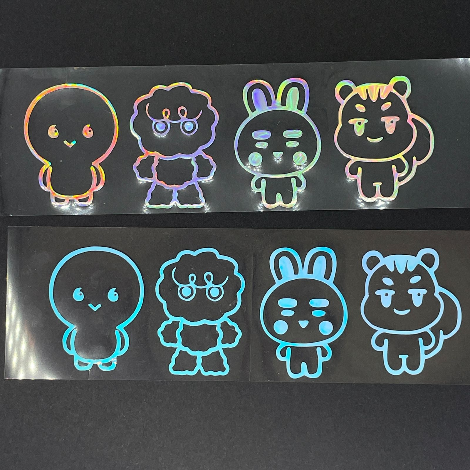 SHINee ペンライトステッカー オーロラ2色 キャラクターデザイン4種