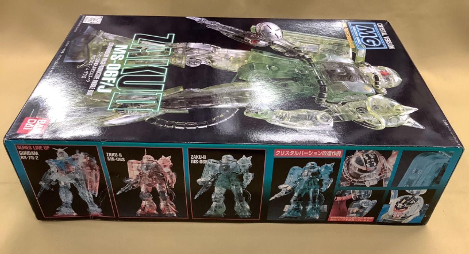 MG 1/100 MS-06F/J ザクⅡ クリスタルバージョン - メルカリ