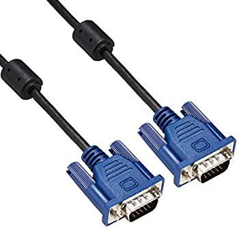 【中古】「未使用品」エレコム ディスプレイケーブル D-Sub15ピン VGA-VGA 15m ブラック CAC-L15BK