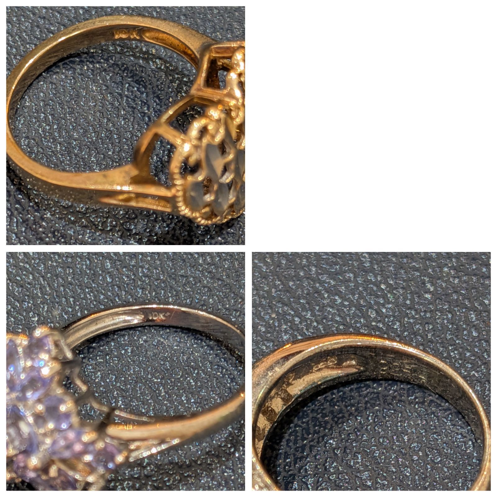 遺品整理まとめて□72】リング 指輪 22点 10K刻印 925刻印 約124g 刻印