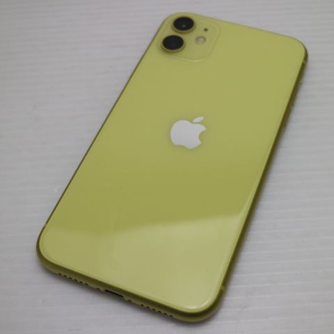超美品 SIMフリー iPhone 11 64GB イエロー スマホ 本体 白ロム 土日祝